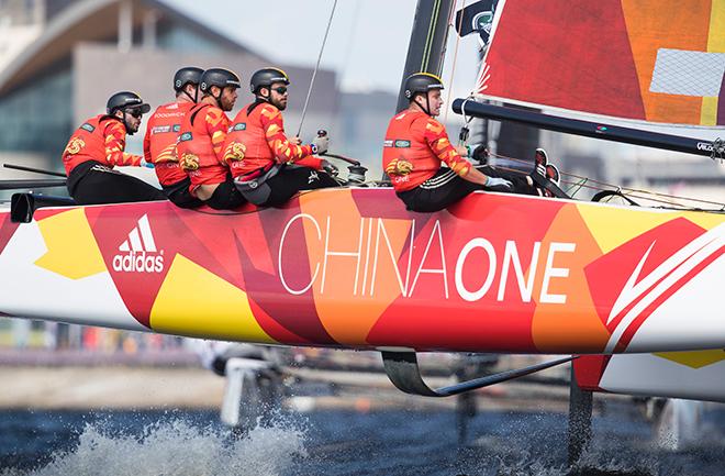 China One came out on day two firing, taking the first two race wins of the day © Lloyd Images