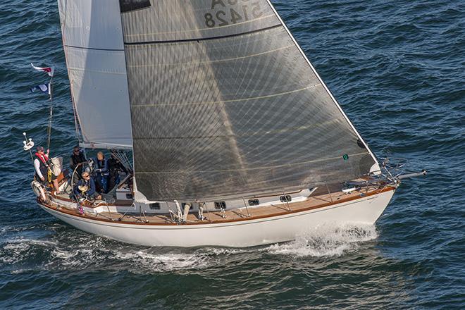 SHEARWATER a Mason 43 skippered by  Daniel Biemesderfer  from Stonington Harbor YC  looks set to win the cruiser division  © Daniel Forster/PPL