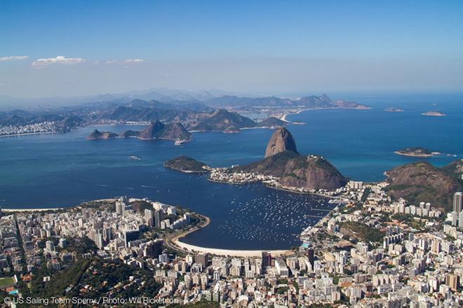 The Rio 2016 Olympic Sailing venue. © Will Ricketson / US Sailing Team http://home.ussailing.org/
