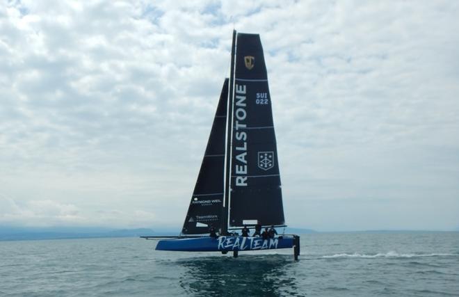 Joining the GC32 Racing Team next week is Realteam - GC32 Malcesine Cup ©  Realteam Sailing http://www.realteam.ch