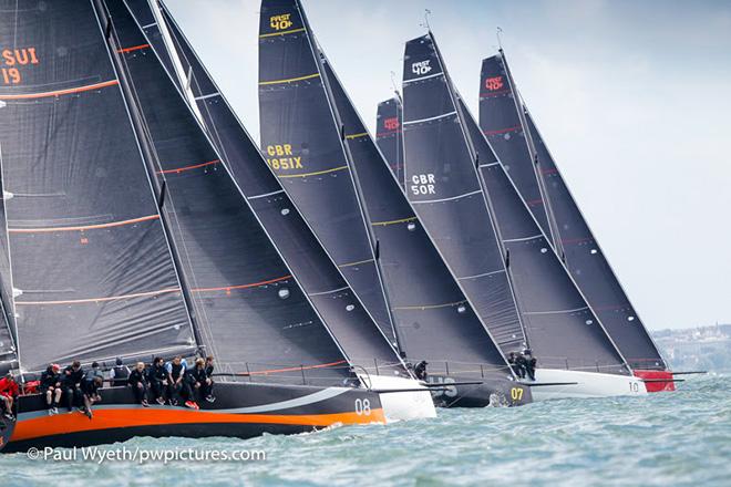 Round two FAST40+ Race Circuit - Day 1 - 2016 RORC IRC National Championship © Paul Wyeth
