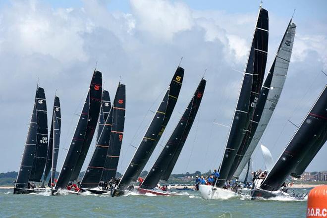 FAST40+ fleet on day one of the RORC IRC Nationals  ©  Rick Tomlinson http://www.rick-tomlinson.com