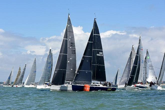 IRC Two fleet on day one of the RORC IRC Nationals ©  Rick Tomlinson http://www.rick-tomlinson.com