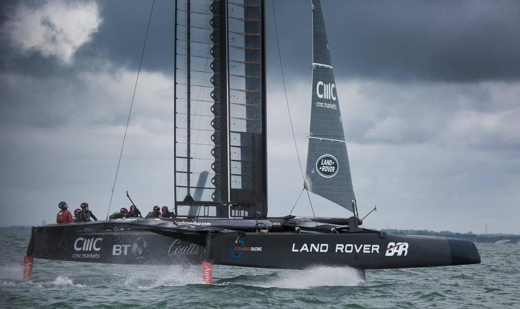  - Land Rover BAR sailing one of their two AC45-S © Land Rover BAR