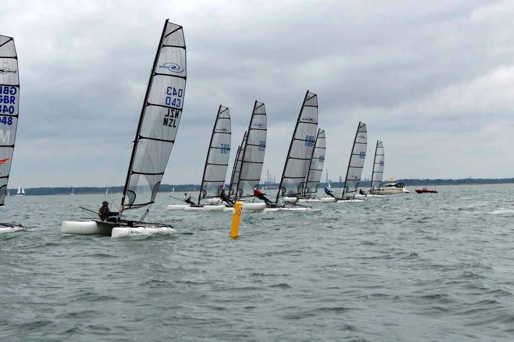 Thorness Bay startline photo copyright Peter French taken at  and featuring the  class