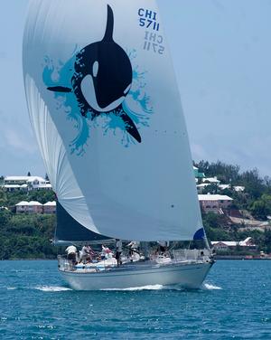 The Chilean Swan 57 EQUINOCCIO competing on Bermuda's Great Sound today photo copyright Barry Pickthall / PPL taken at  and featuring the  class