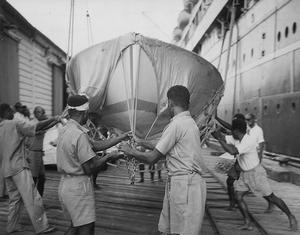 Loading at the end of the regatta - JJ Giltinan Trophy - Fiji - 1952 photo copyright SW taken at  and featuring the  class