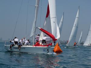 Dave Hood Team LBYC leads the charge in Cat 37 Natls photo copyright Betsy Crowfoot taken at  and featuring the  class