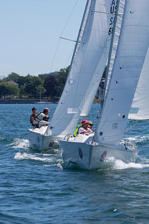 Sonars from US VI and Warrior Sailing Program at Clagett 2016 photo copyright Billy Black http://www.BillyBlack.com taken at  and featuring the  class