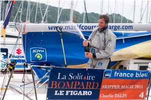 Charlie Dalin (Skipper Macif 2015)  - 2016 Solitaire Bompard Le Figaro photo copyright Alexis Courcoux taken at  and featuring the  class