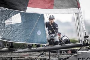 Act 3, Cardiff Bay - 2016 Extreme Sailing Series photo copyright Lloyd Images taken at  and featuring the  class