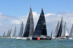 IRC Two fleet on day one of the RORC IRC Nationals photo copyright  Rick Tomlinson http://www.rick-tomlinson.com taken at  and featuring the  class