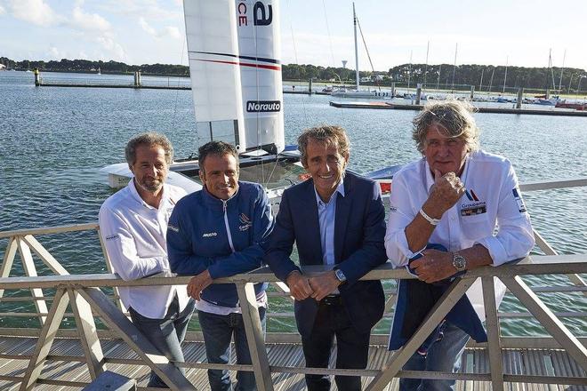 Groupama Team France launch their AC45S in Lorient, July 11, 2016 © Groupama Team France