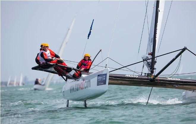 The Tranwall team set off on their first Artemis Challenge © Lloyd Images