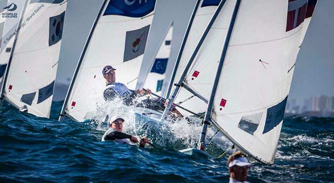Sergei Komissarov in Laser on Day 5 - 2016 Rio Olympic and Paralympic Games  © Sailing Energy/World Sailing