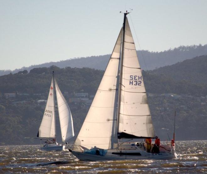 Serenity won Division 3 on the RYCT Winter Series on the River Derwent yesterday ©  Peter Campbell