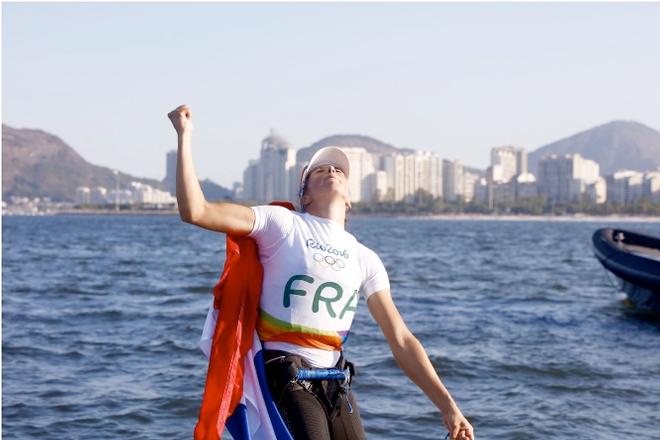 Charline relief - Women's Windsurfer (RS:X) - Rio Olympics © World Sailing