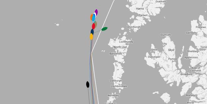 Current positions - Clipper Race Den Helder Northern Seas Challenge © Clipper Ventures