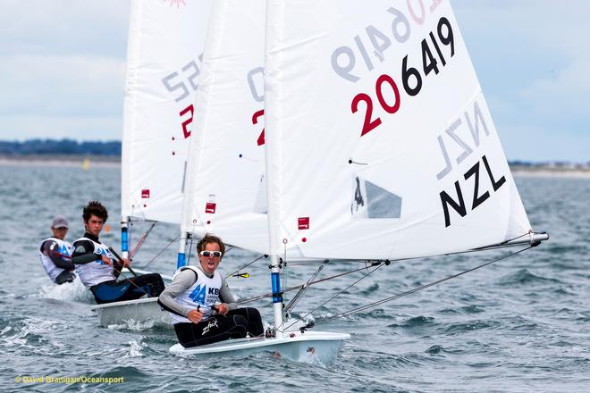 Dun Laoghaire Harbour, Saturday 30th July 2016:<br />
George Gautrey New Zealand competing on the final day the KBC Laser Radial World Championships hosted by the Royal St. George Yacht Club and Dun Laoghaire Harbour.<br />
Photograph:  David Branigan/Oceansport © David Branigan/Oceansport http://www.oceansport.ie/