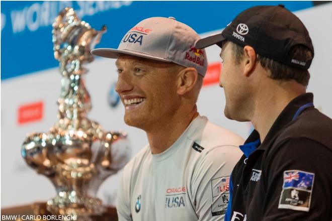 Skippers press conference - Louis Vuitton America’s Cup World Series 2016 - Portsmouth © BMW / Carlo Borlenghi