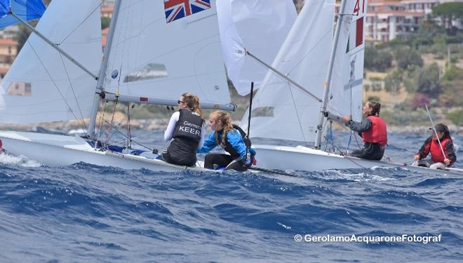 Isabel Davies / Gemma Keers (GBR) - Ninth in 420 Ladies - 2016 420 Class World Championship © Gerolamo Acquarone