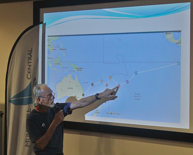 Eric Sellix covers his journey across the Pacific  © Multihull Central