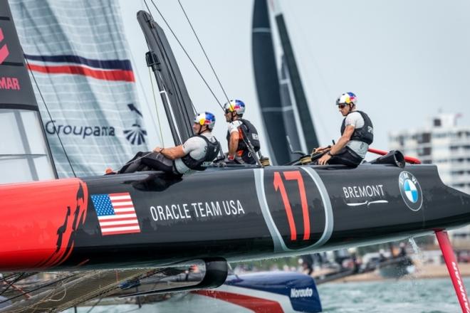 LV America’s Cup World Series Portsmouth – Oracle Team USA on the practice day © Ricardo Pinto / Oracle Team USA