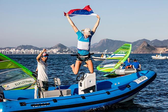 RS:X Women - Stefaniya Elfutina (RUS) - 2016 Rio Olympic and Paralympic Games  © Sailing Energy/World Sailing