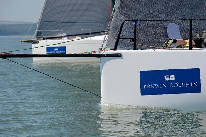 Boats and crews from the eight teams competing in the Brewin Dolphin Commodores' Cup are arriving in Cowes ahead of Saturday's skipper's briefing and opening party at the RORC Cowes clubhouse  ©  Rick Tomlinson http://www.rick-tomlinson.com
