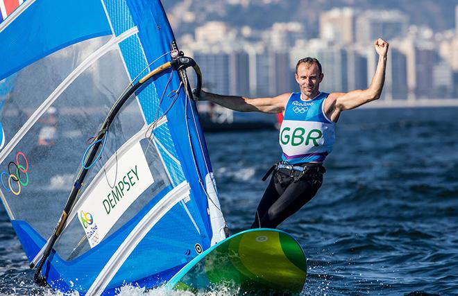Nick Dempsey in RS:X Men - 2016 Rio Olympic and Paralympic Games  © Sailing Energy/World Sailing