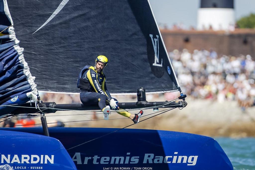 Artemis Racing - Race Day 1, Louis Vuitton America&rsquo;s Cup World Series Portsmouth, July 23, 2016 photo copyright  Ian Roman taken at  and featuring the  class