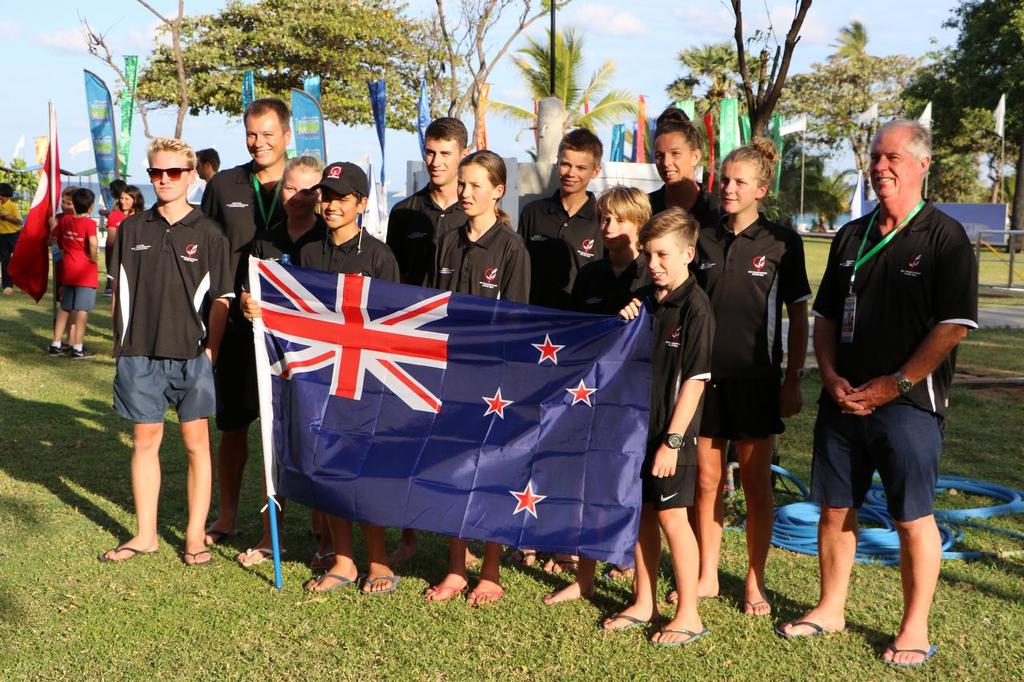 - New Zealand Team - Asian Optimist Championships - Sri Lanka, July 2016 photo copyright NZ Optimist Team taken at  and featuring the  class