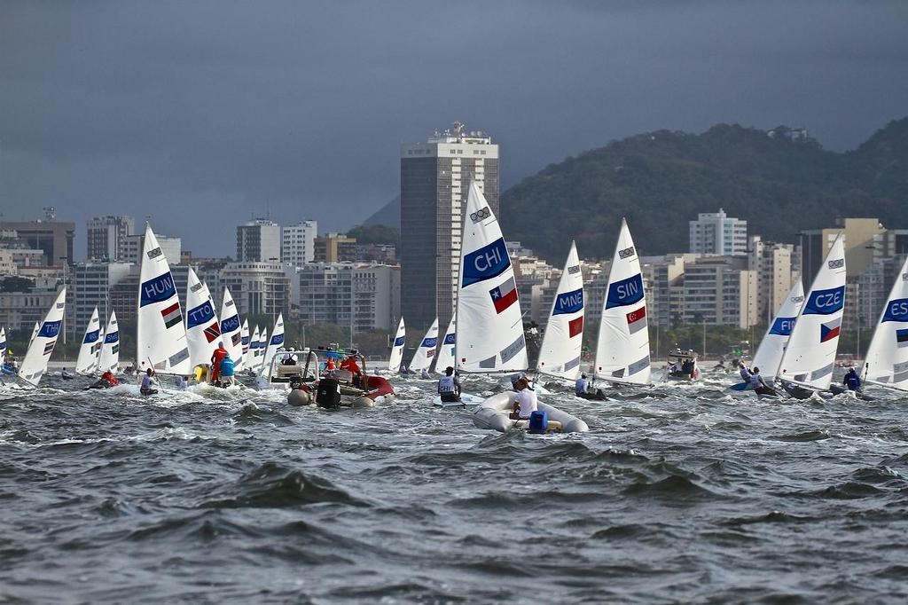 Heading for home - Rio Olympics - Day 1, August 8, 2016 photo copyright Richard Gladwell www.photosport.co.nz taken at  and featuring the  class