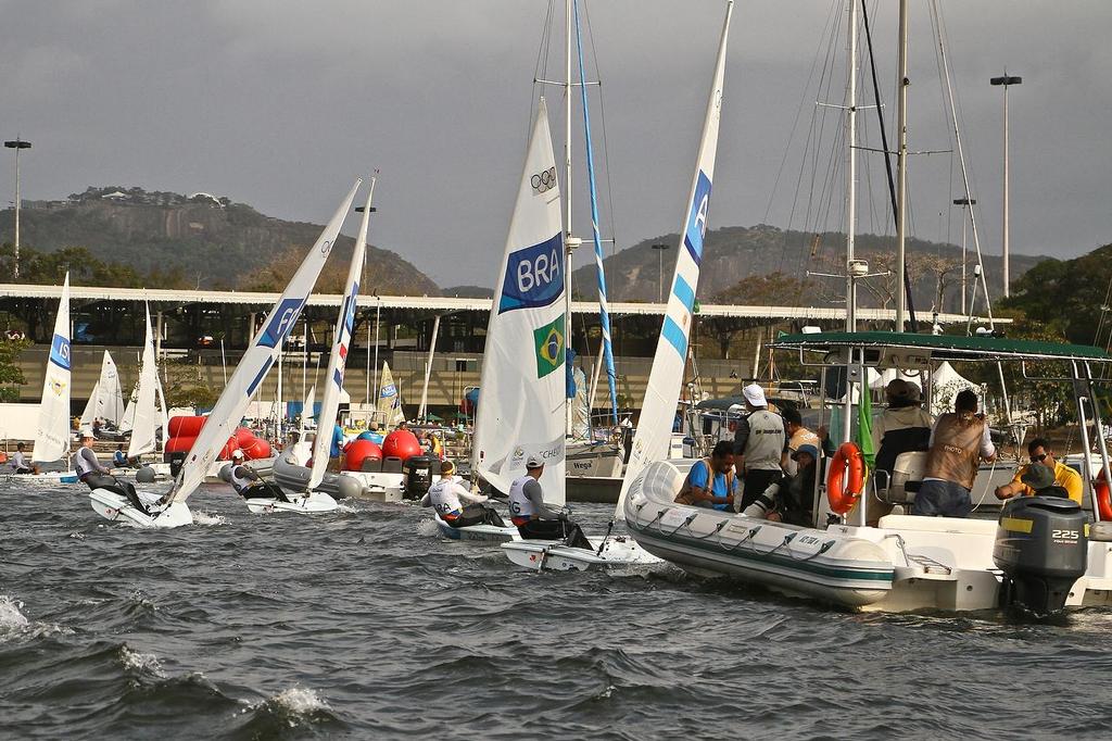 Return to the Marina - Rio Olympics - Day 1, August 8, 2016 photo copyright Richard Gladwell www.photosport.co.nz taken at  and featuring the  class