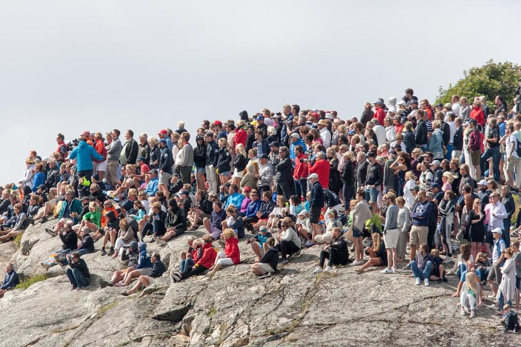 Fans on the final Day of the World match racing tour, Sweden 2016.  © Dan Ljungsvik 