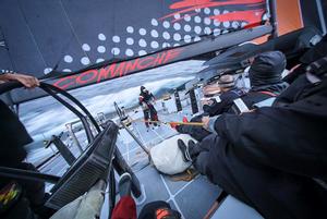 On deck - - Comanche - Transatlantic record attempt - July 27, 2016 photo copyright Yann Riou taken at  and featuring the  class