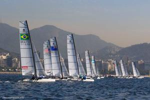 Nacra 17  - Rio Int Sailing Week - 2016 - July 16 , 2017 photo copyright Fred Hoffman http://www.cncharitas.com.br/ taken at  and featuring the  class