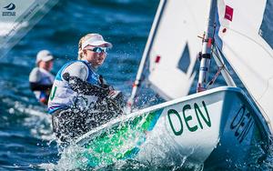 DEN - Anne Marie Rindom in Laser Radial on Day 5 - 2016 Rio Olympic and Paralympic Games photo copyright Sailing Energy/World Sailing taken at  and featuring the  class