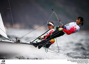 Ai Yoshida / Miho Yoshioka - 2016 Rio Olympic and Paralympic Games photo copyright Sailing Energy/World Sailing taken at  and featuring the  class
