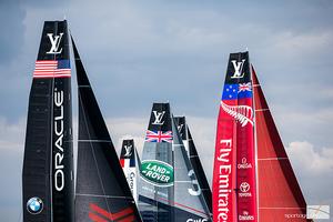 2016 Louis Vuitton America’s Cup World Series - Practice race photo copyright  Alex Irwin / Sportography.tv taken at  and featuring the  class