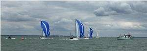 Close finish at Southern Qualifier - 2016 UK National Sailing League photo copyright Jack Fenwick / RYA taken at  and featuring the  class