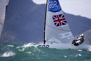 Giles Scott - 2016 Rio Olympic and Paralympic Games photo copyright Richard Langdon/British Sailing Team taken at  and featuring the  class
