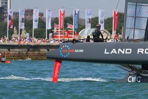 Land Rover BAR - America’s Cup World Series Portsmouth - Race Day 1, July 23, 2016 photo copyright Ingrid Abery http://www.ingridabery.com taken at  and featuring the  class