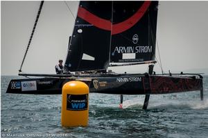 Armin Strom Sailing Team at GC32 Malcesine Cup photo copyright  Martina Orsini taken at  and featuring the  class