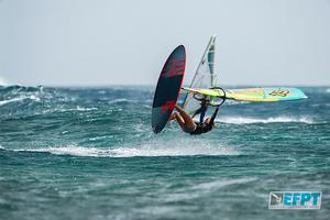 Maxime Van Gent with a switch kono - 2016 EFPT Lanzarote photo copyright EFPT taken at  and featuring the  class