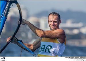 Nick Dempsey on Day 2 at the Rio 2016 Olympics photo copyright Sailing Energy / World Sailing taken at  and featuring the  class