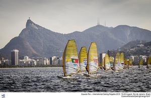 RSX Men fleet in Rio de Janeiro photo copyright  Jesus Renedo http://www.sailingstock.com taken at  and featuring the  class