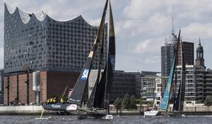 Day 1 - Extreme Sailing Series. Act 4. Hamburg. Germany. 28th July 2016 photo copyright Lloyd Images taken at  and featuring the  class
