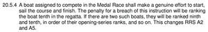 Rio 2016 Olympic Sailing Competition rule 20.5.4 photo copyright Rio 2016 taken at  and featuring the  class