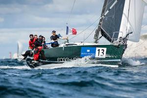 Top boat in the competition: Noel Racine's JPK 1010 Foggy Dew (France White) - 2016 Brewin Dolphin Commodores' Cup Final Day photo copyright  Paul Wyeth / RORC taken at  and featuring the  class